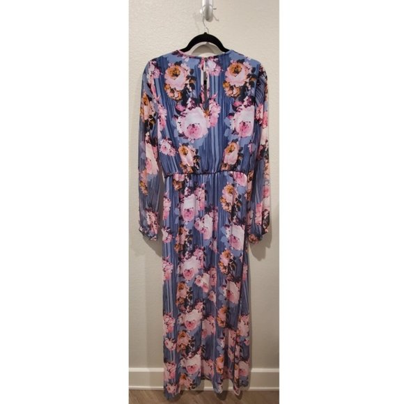 NANAMACS Floral Long Sleeve Maxi Dress - Picture 8 of 8